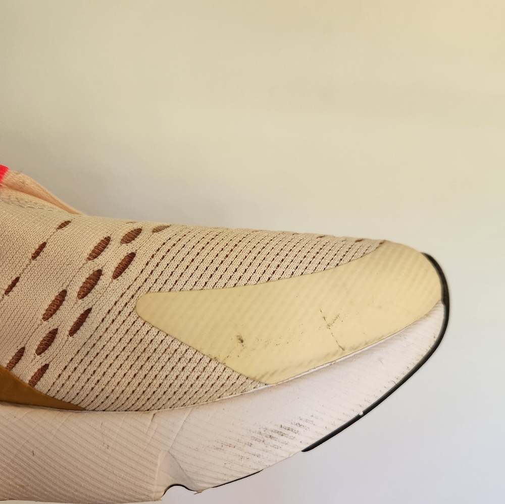 Nike Air Max 270 Pink and Gold Sneakers - Picture 6 of 15